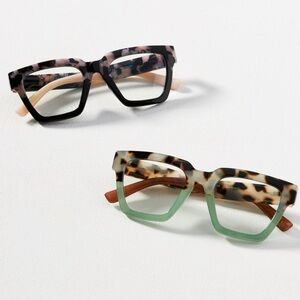 Anthropologie Tortoiseshell Square Readers